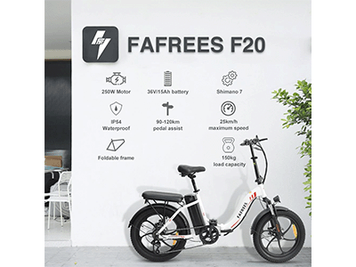 bicicleta electrica urbana plegable FAFREES F-20