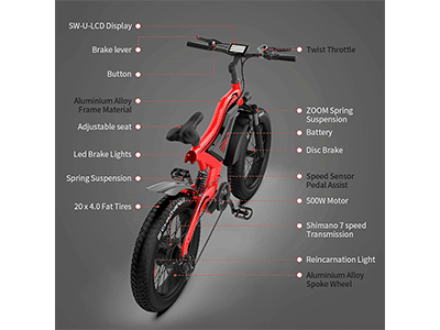 bicicleta electrica E-MTB AOSTIRMOTOR