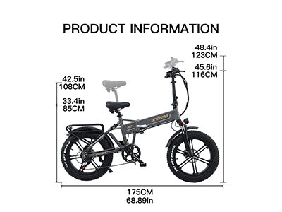 bicicleta electrica plegable Jinghma R7