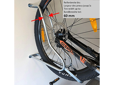 Accesorio para bicicleta Soporte para pared Skama